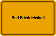 Grundbuchauszug Bad Friedrichshall